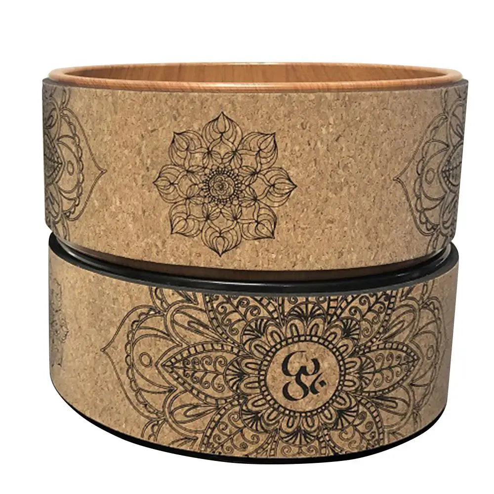 Natural Cork Yoga Wheel