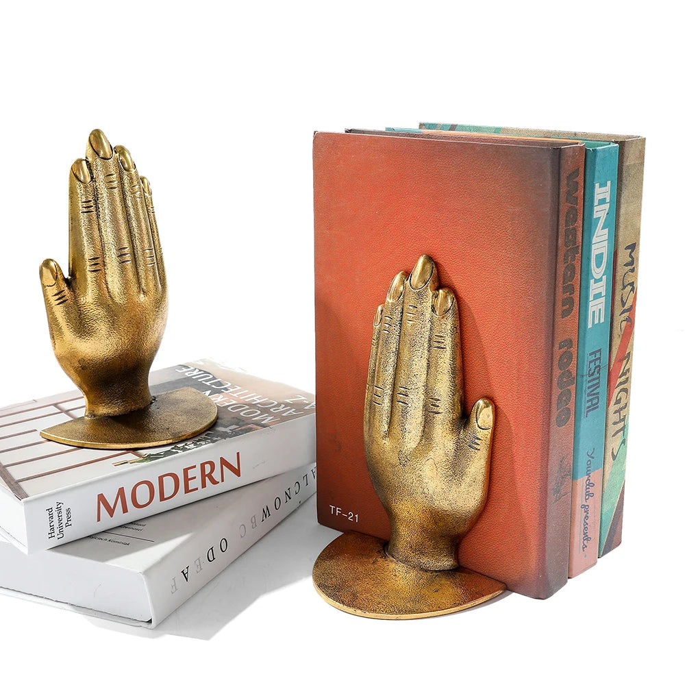 Praying Hands Bookends