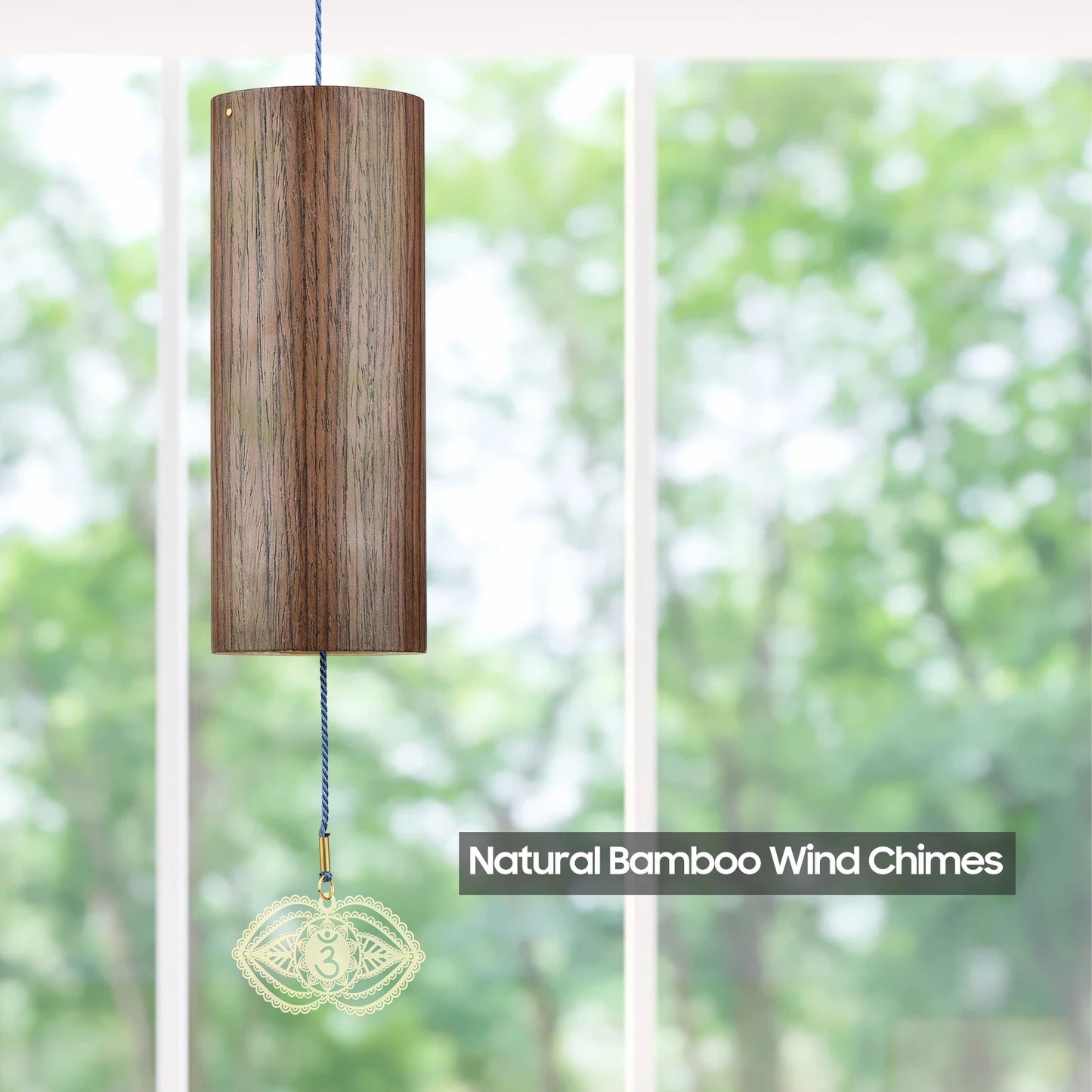 Natural Bamboo Wind Chime for Each Chakra Point