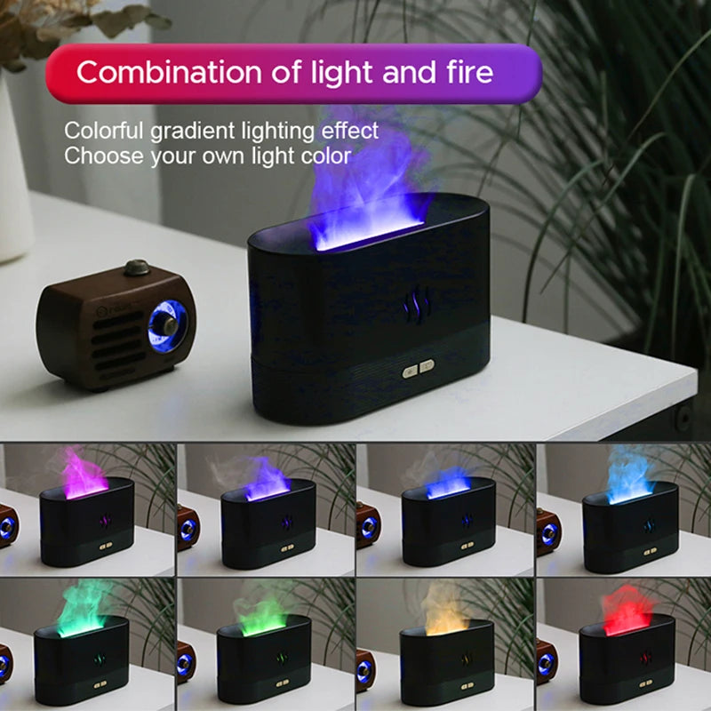 Multi-color Flame Humidifier