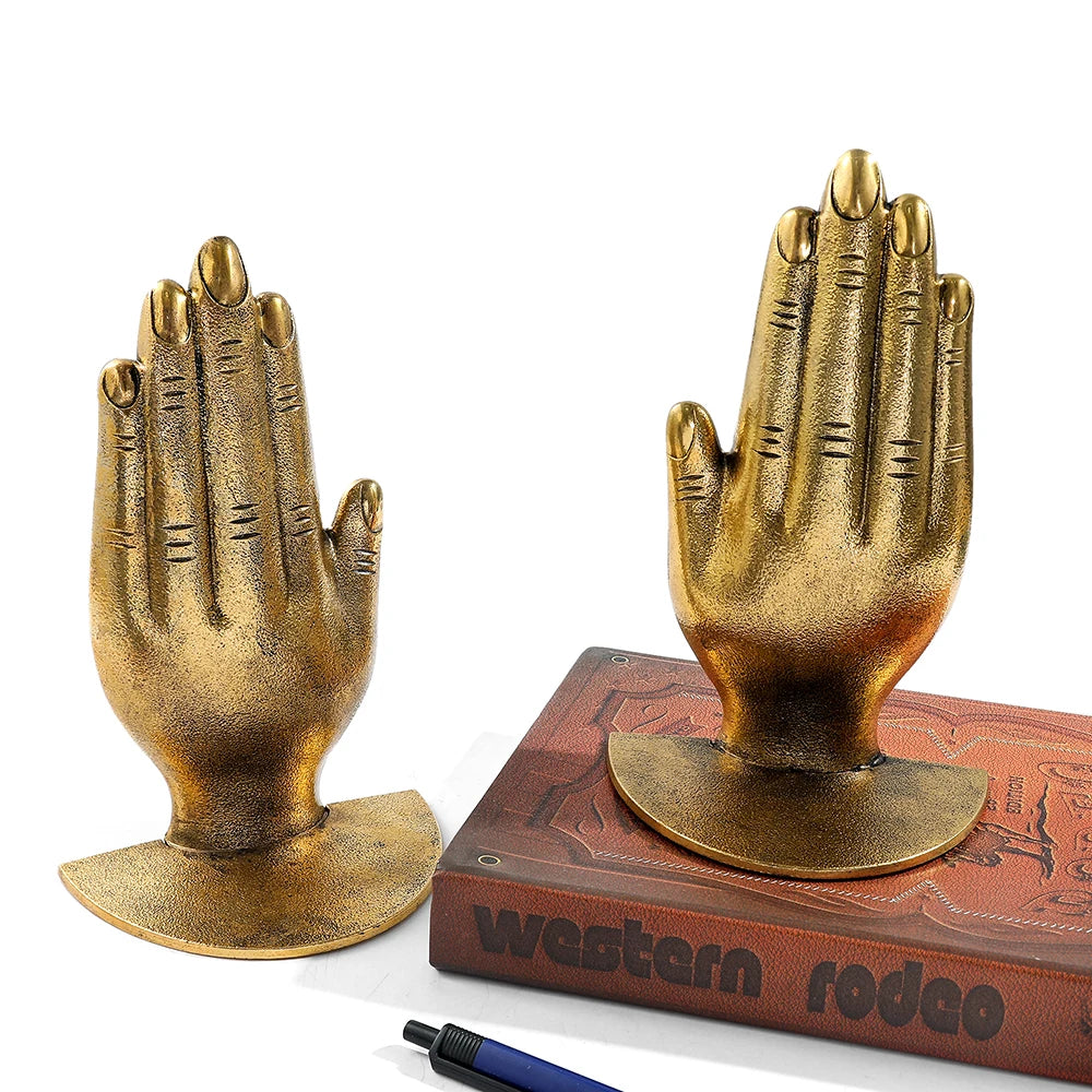 Praying Hands Bookends