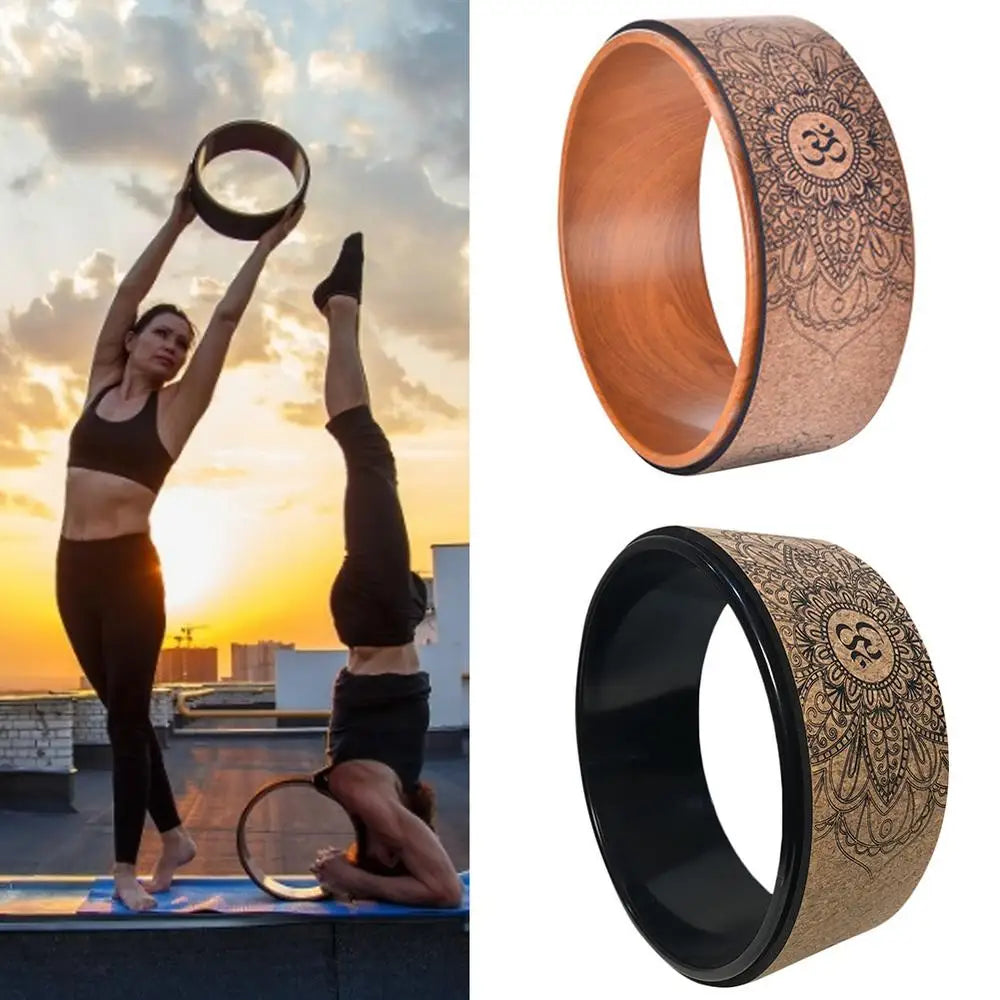 Natural Cork Yoga Wheel