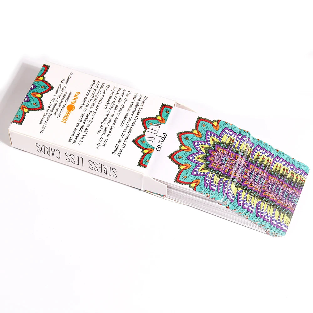 Mindfulness Meditation Stress Less Cards