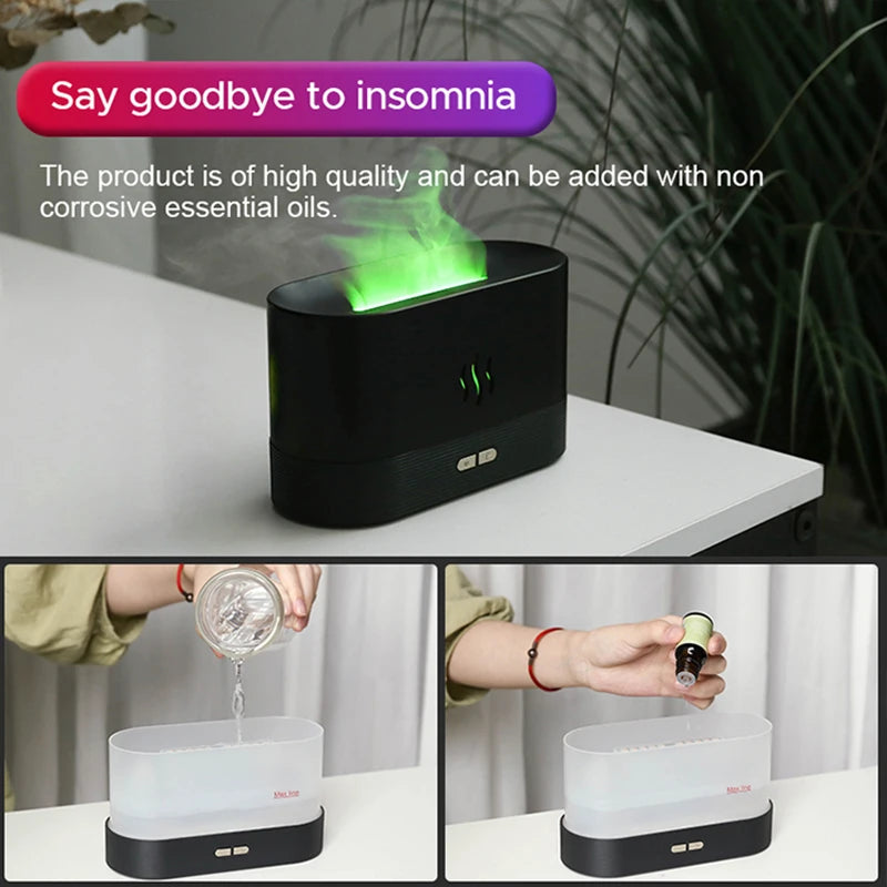 Multi-color Flame Humidifier