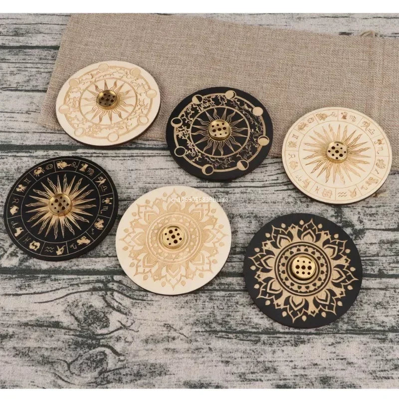 Wood Incense Holder