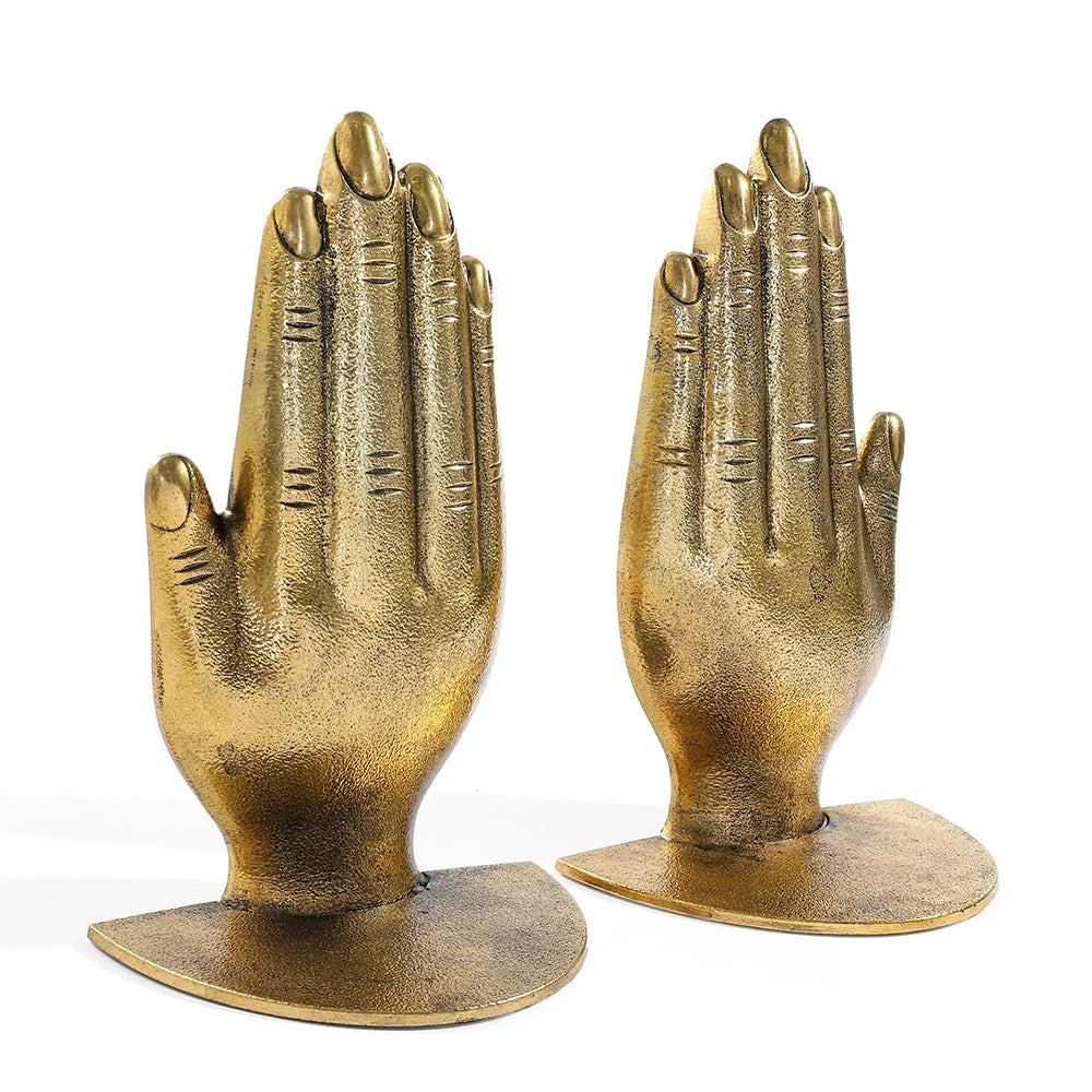 Praying Hands Bookends