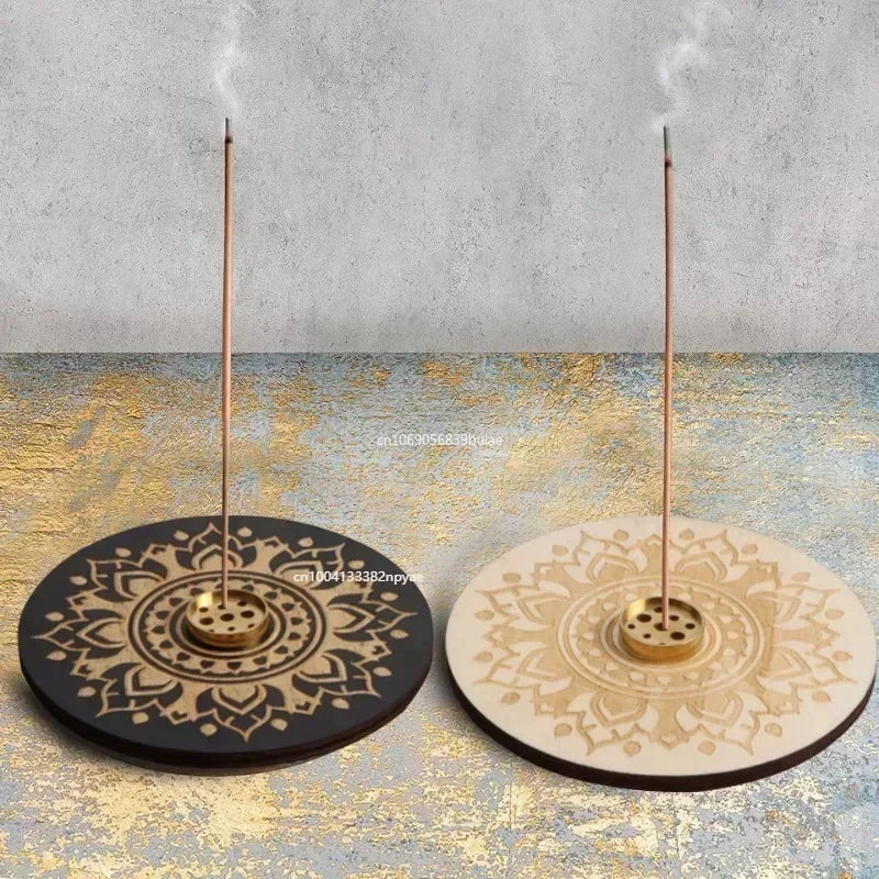 Wood Incense Holder