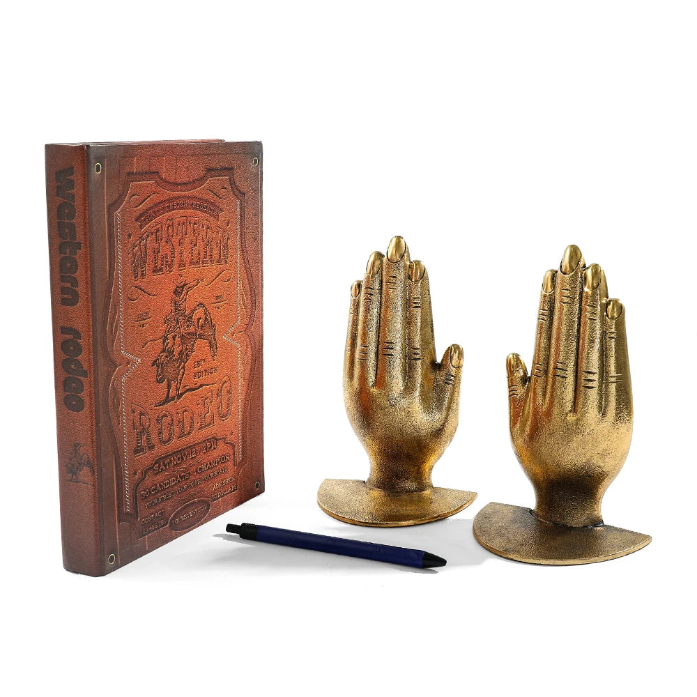 Praying Hands Bookends
