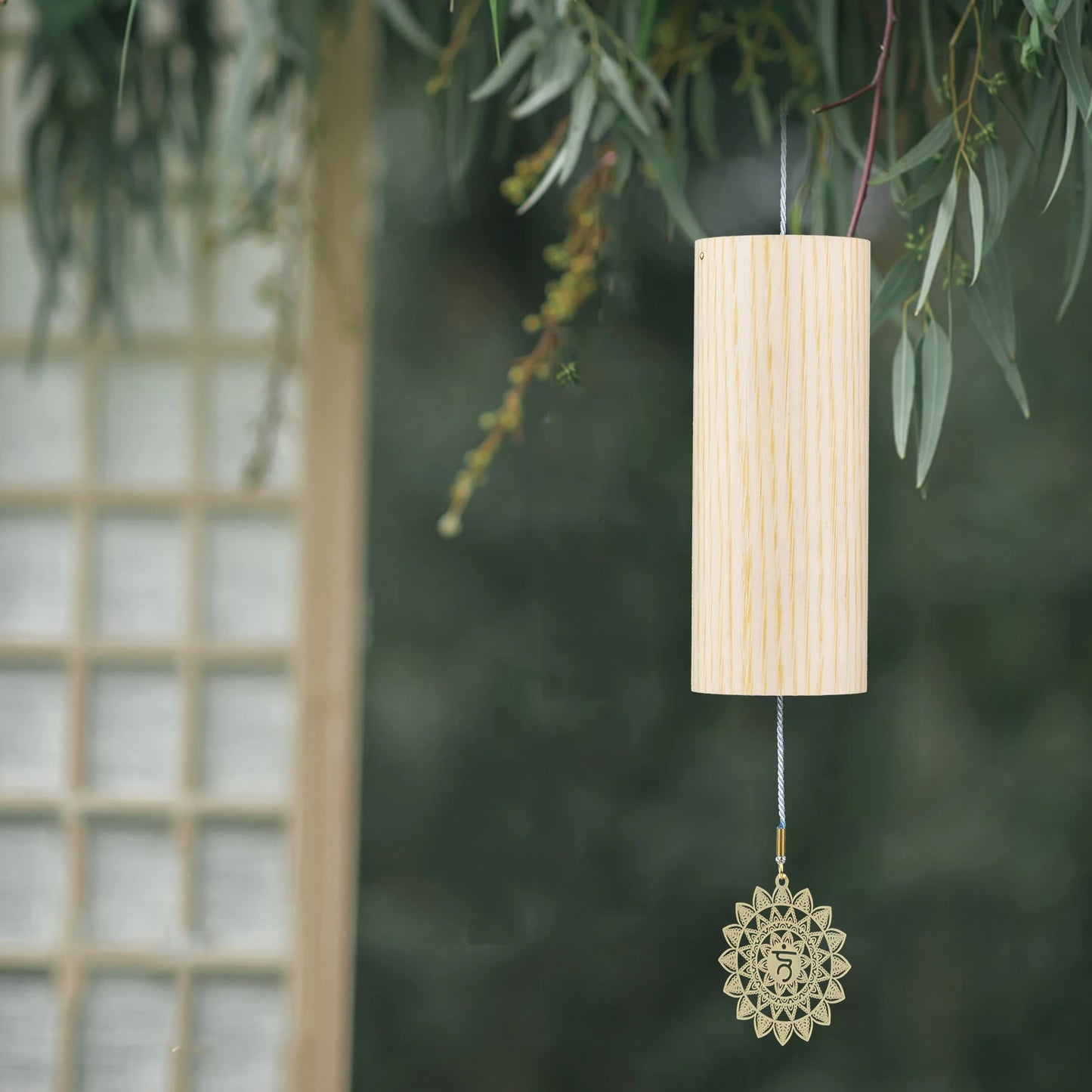 Natural Bamboo Wind Chime for Each Chakra Point