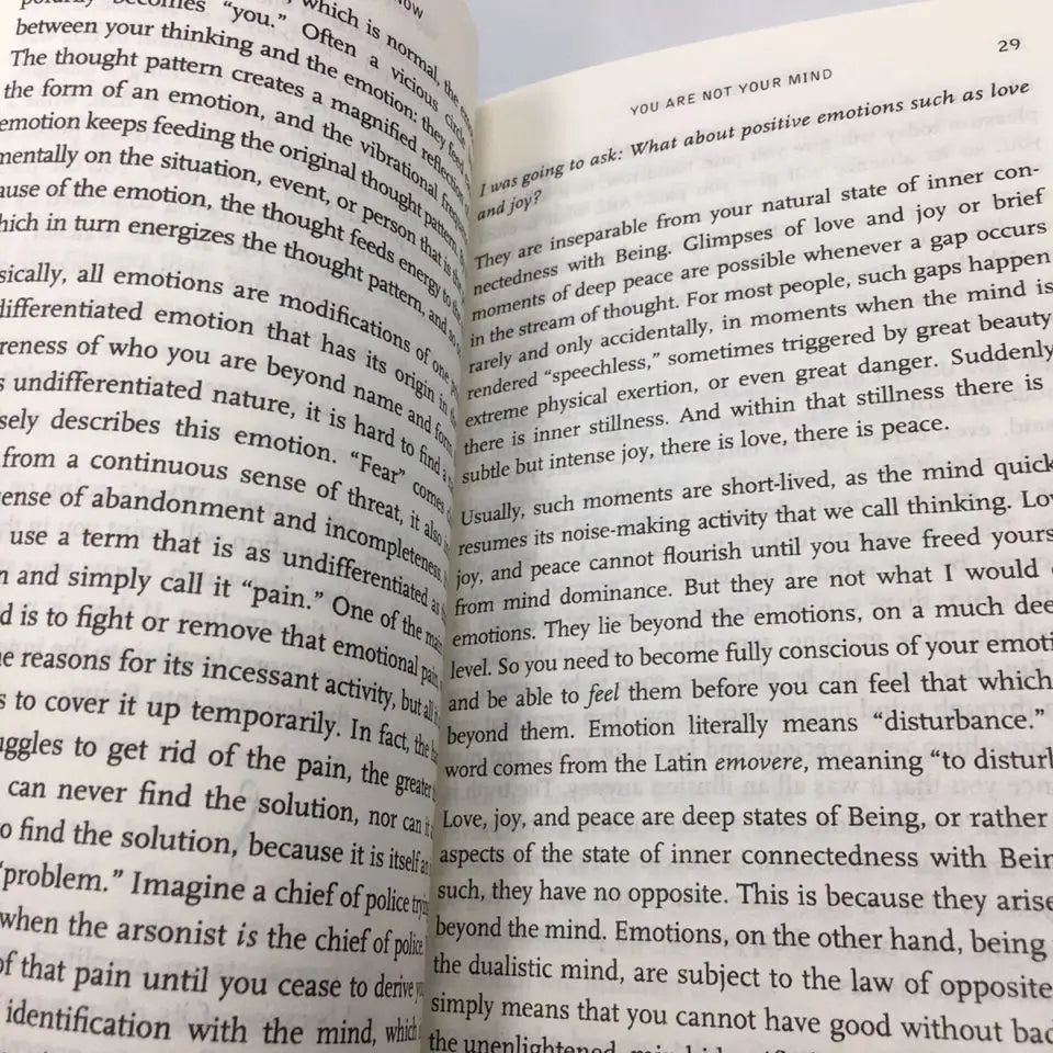 The Power of Now: A Guide to Spiritual Enlightenment by Eckhart Tolle
