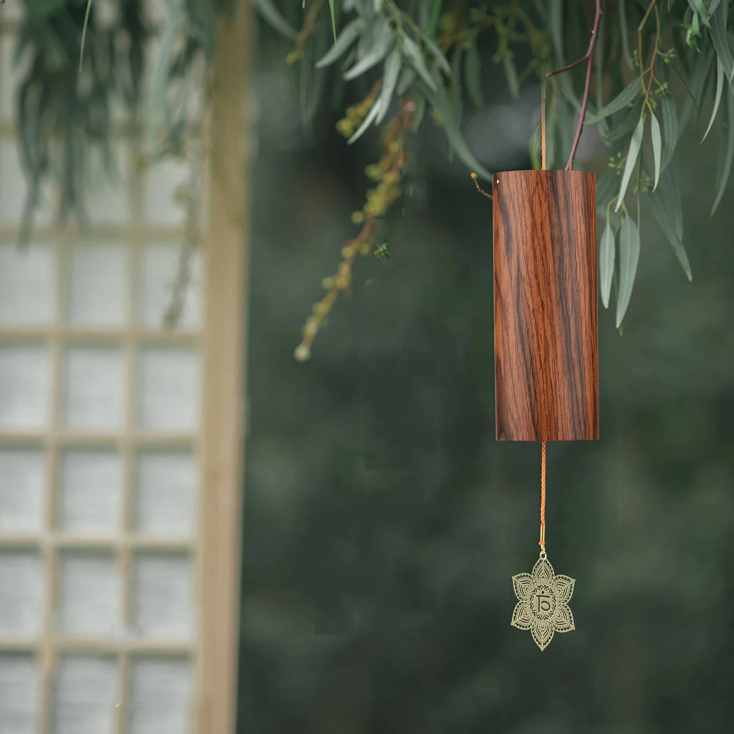 Natural Bamboo Wind Chime for Each Chakra Point