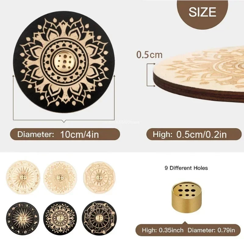 Wood Incense Holder