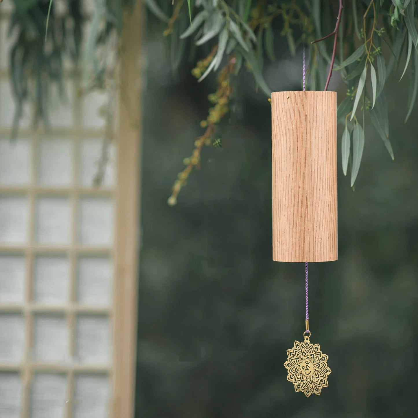 Natural Bamboo Wind Chime for Each Chakra Point