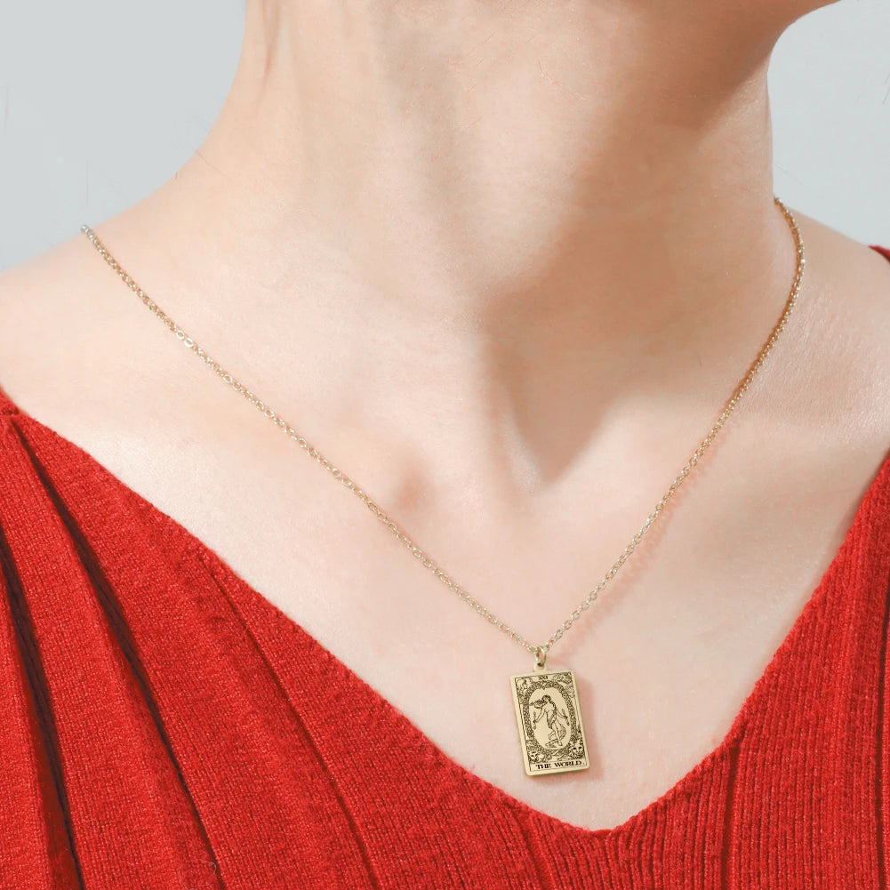 Tarot Card Necklace