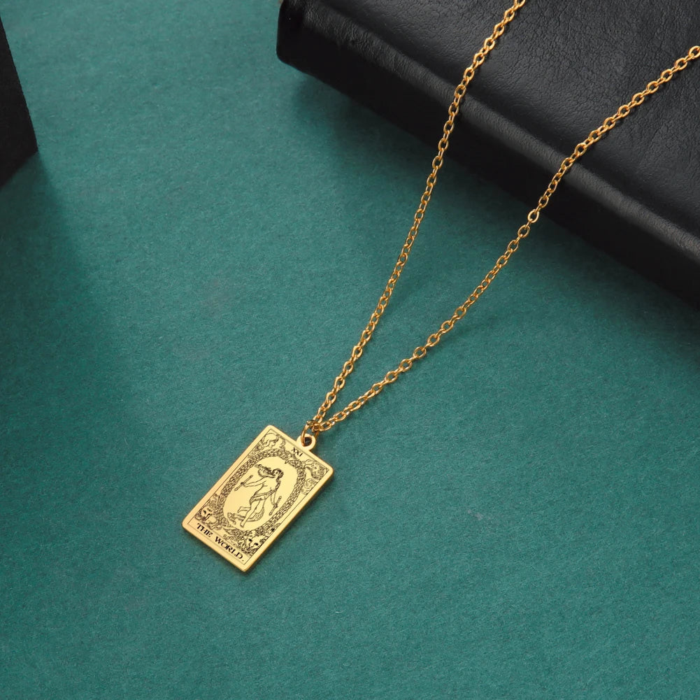 Tarot Card Necklace