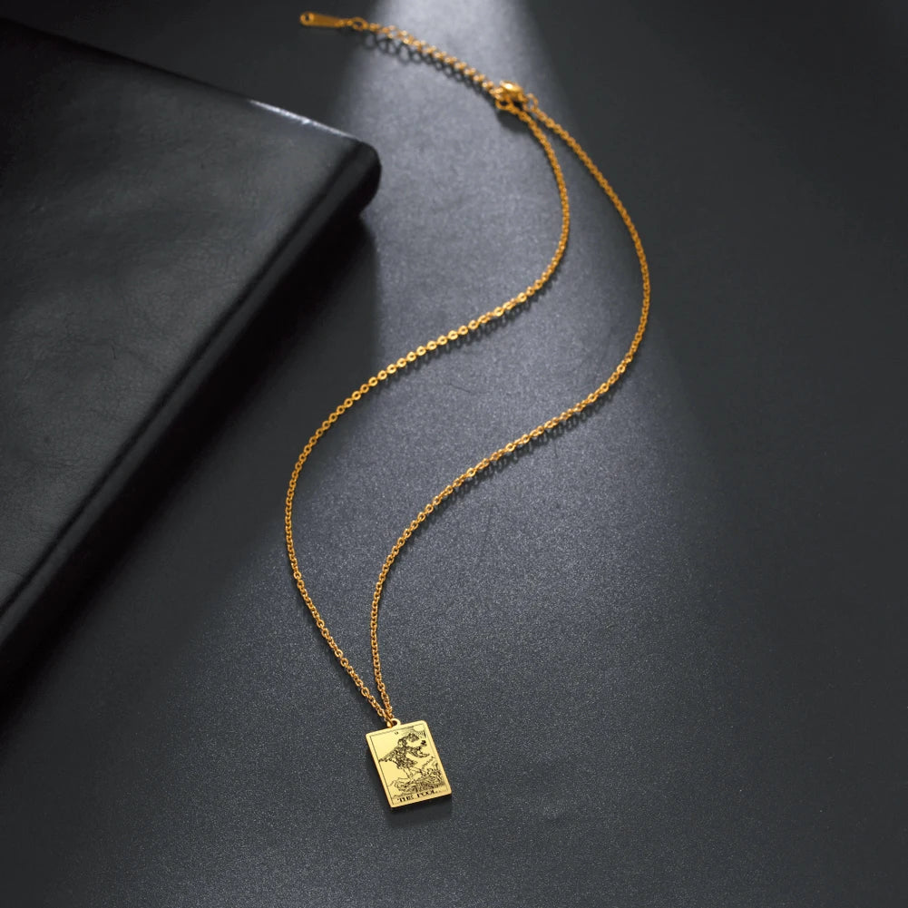 Tarot Card Necklace