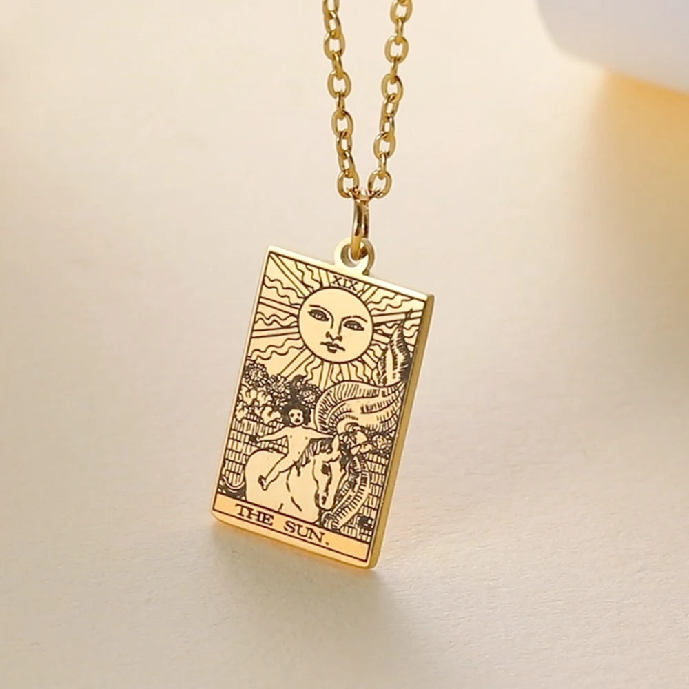 Tarot Card Necklace