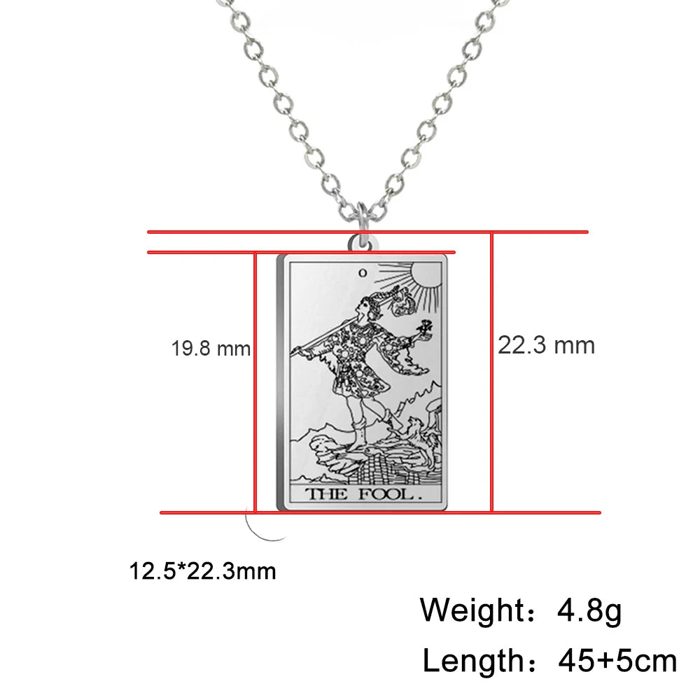 Tarot Card Necklace