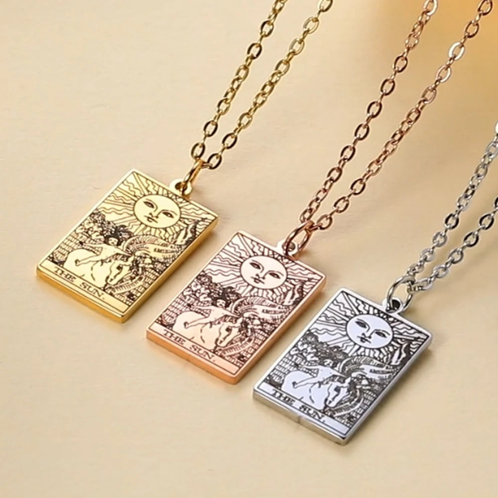 Tarot Card Necklace